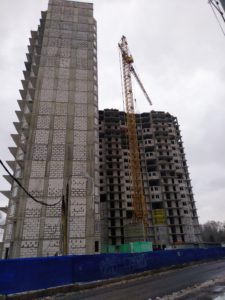 Ход строительства ЖК Олимпийский г.Чехов (Декабрь)