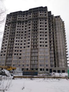 Ход строительства ЖК Олимпийский г.Чехов (Декабрь)